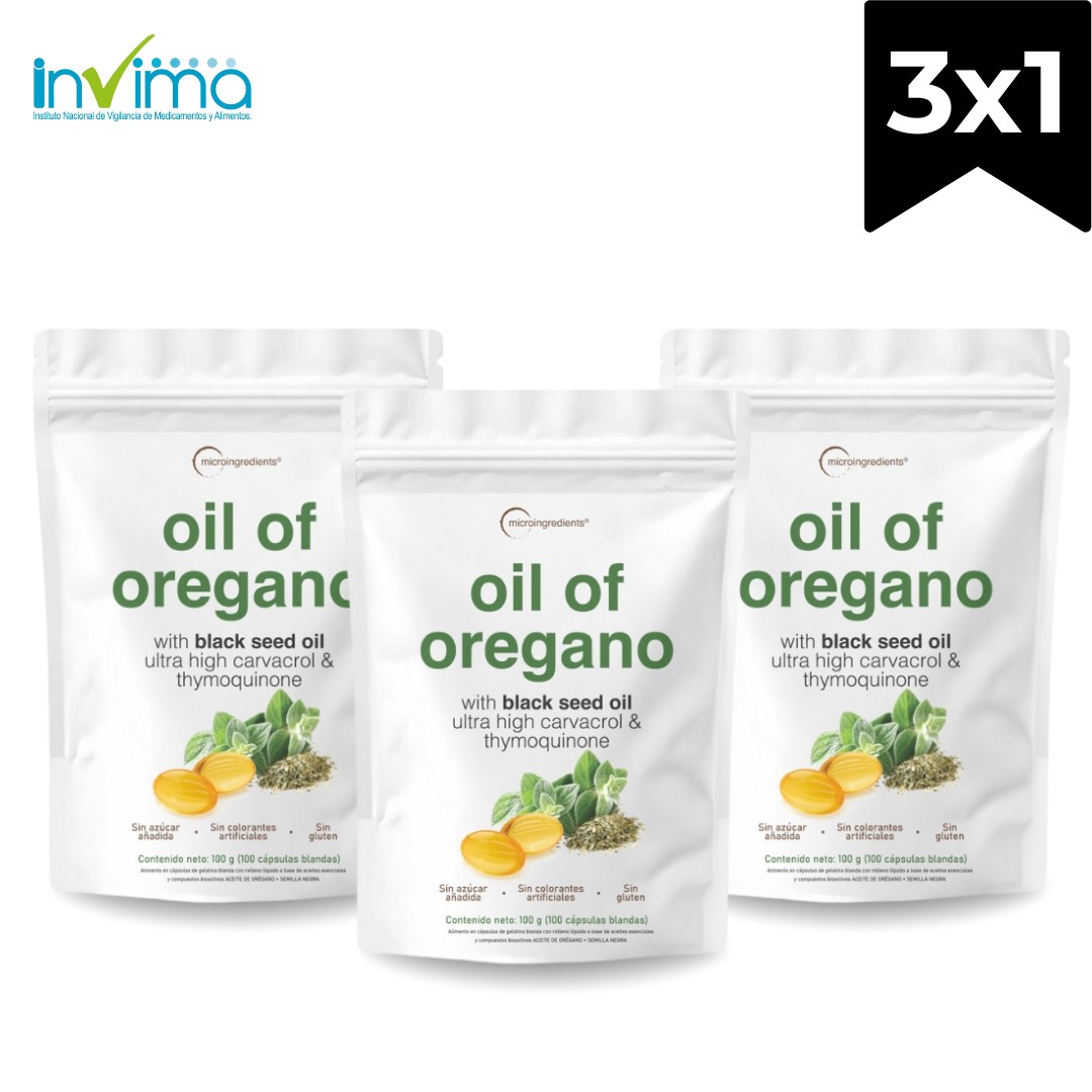 X3ACEITE DE OREGANO “Doypack resellable”